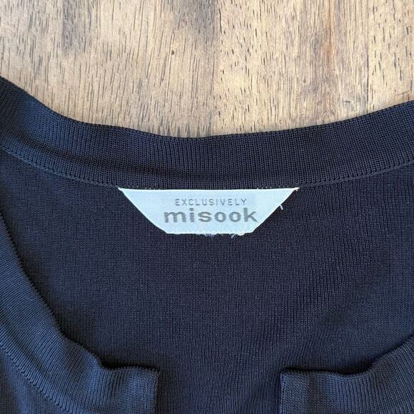 Exclusively Misook Women's Knit Cardigan Metal Grommet Detail Sweater Size Large - Picture 4 of 8